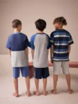 Navy/Grey Shorts Pyjamas 3 Pack