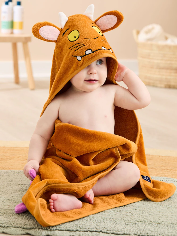 JoJo Maman Bébé The Gruffalo's Child Baby Hooded Towel