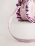 Pink Frill Initial Bag