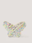 Monsoon Silver Sequin Butterfly Bag