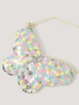 Monsoon Silver Sequin Butterfly Bag