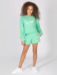 Pineapple Green Pocket Shorts