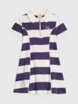 River Island Blue Stripe Rugby Polo Dress