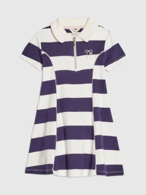 River Island Blue Stripe Rugby Polo Dress