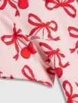 River Island Pink Cherry Print Polo Dress