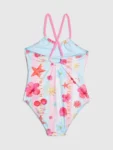 River Island Blue Stripe La Mer Swimsuit