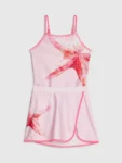 River Island Pink Starfish Placement Swimsuit & Skirt Set