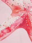 River Island Pink Starfish Placement Swimsuit & Skirt Set
