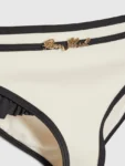 River Island Cream Asymmetric 3D Bow Bikini