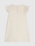 River Island Cream 3D Flower Shift Dress