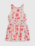 River Island Pink La Mer Scalloped Sun Dress