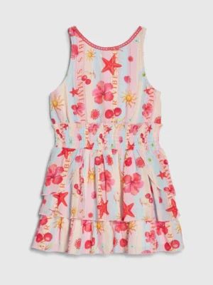 River Island Pink La Mer Scalloped Sun Dress