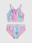River Island Blue Ombre Sequin Shell Bikini