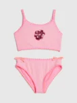 River Island Pink 3D Flower Bikini