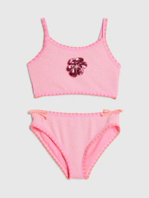 River Island Pink 3D Flower Bikini