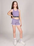 Pineapple Purple Sporty Shorts
