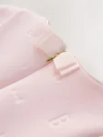 Baker by Ted Baker Pink Mesh Hem A-Line Scuba Dress
