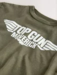 Khaki Green Top Gun Short Sleeve T-Shirt