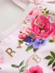 Baker by Ted Baker Pink Cut-Out Floral Printed Swimsuit