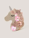 Monsoon Gold Ella Sequin Flower Unicorn Bag