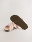 Crochet Slip On Corkbed Sandals