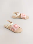 Pink Crochet Sandals