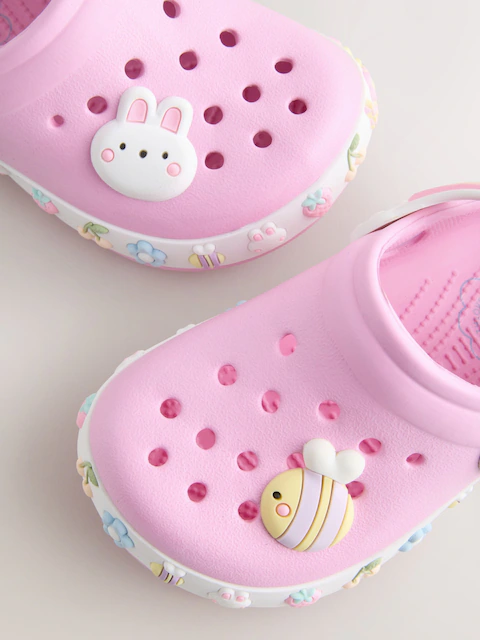 Pink Standard Fit (F) Character Clogs