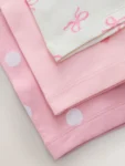 Pink Bow and Heart Print Short Pyjamas 3 Pack