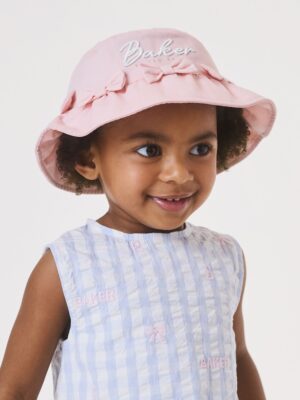 Baker by Ted Baker Logo Bucket Pink Hat
