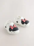 Cream Minnie Mouse Clogs