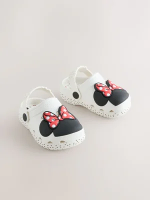 Cream Minnie Mouse Clogs