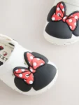 Cream Minnie Mouse Clogs