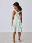 Baker by Ted Baker Tiered Cotton Poplin Mix Dress
