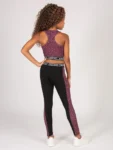 Pineapple Animal Girls Leopard Print Midi Crop Top