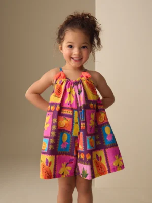 Multi Print Strappy Playsuit