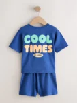 Blue/Stone/Mint Good Times Short Pyjamas 3 Pack