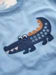 Blue/Ecru Safari Animal Short Pyjamas 3 Pack