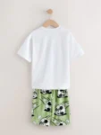 Green/Grey/White Comedy Sport Shorts Pyjamas 3 Pack