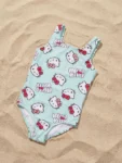 Vanilla Underground Blue Hello Kitty One Piece Swimming Costume