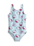 Vanilla Underground Blue Hello Kitty One Piece Swimming Costume