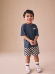 Blue Jersey Shorts