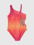 River Island Orange Ombre Sequin Sun Swimsuit