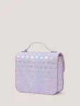 Monsoon Purple Rainbow Heart Satchel Bag