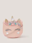 Monsoon Natural Embellished Unicorn Bag