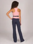 Pineapple Light Pink Tape Hem Midi Crop Top