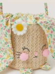 Monsoon Brown Flopsy Bunny Basket Bag