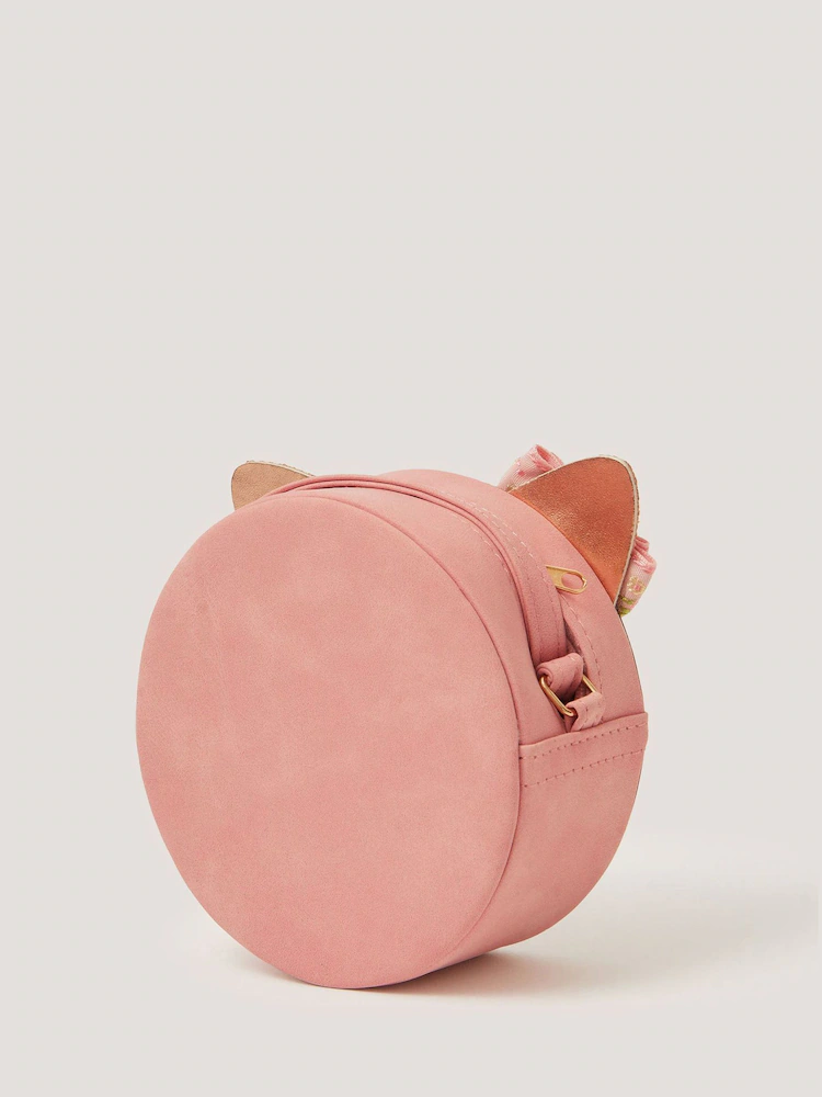 Monsoon Pink Round Cat Bag