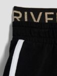 River Island Black Glitter Waistband Tank Set