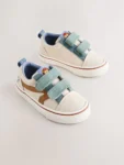 Neutral Wide Fit (G) Touch Fastening Trainers