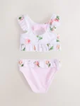Baker by Ted Baker 2 Piece Frill Stripe Tonal Bikini